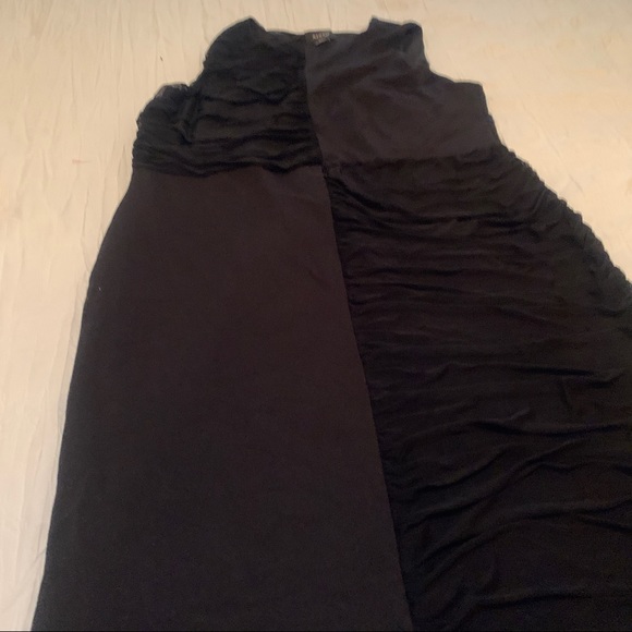 Ashton Black on Black Color Block Dress - Picture 5 of 11